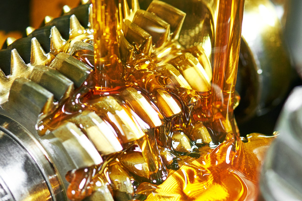 lubricants on an engine