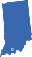 map showing ferdinand indiana