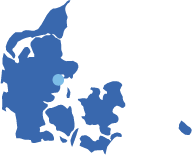 map showing hojbjerg denmark