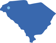 map showing piedmont south carolina