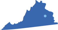 map showing richmond virginia