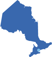 map showing toronto ontario