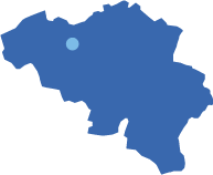 map showing wetteren belgium