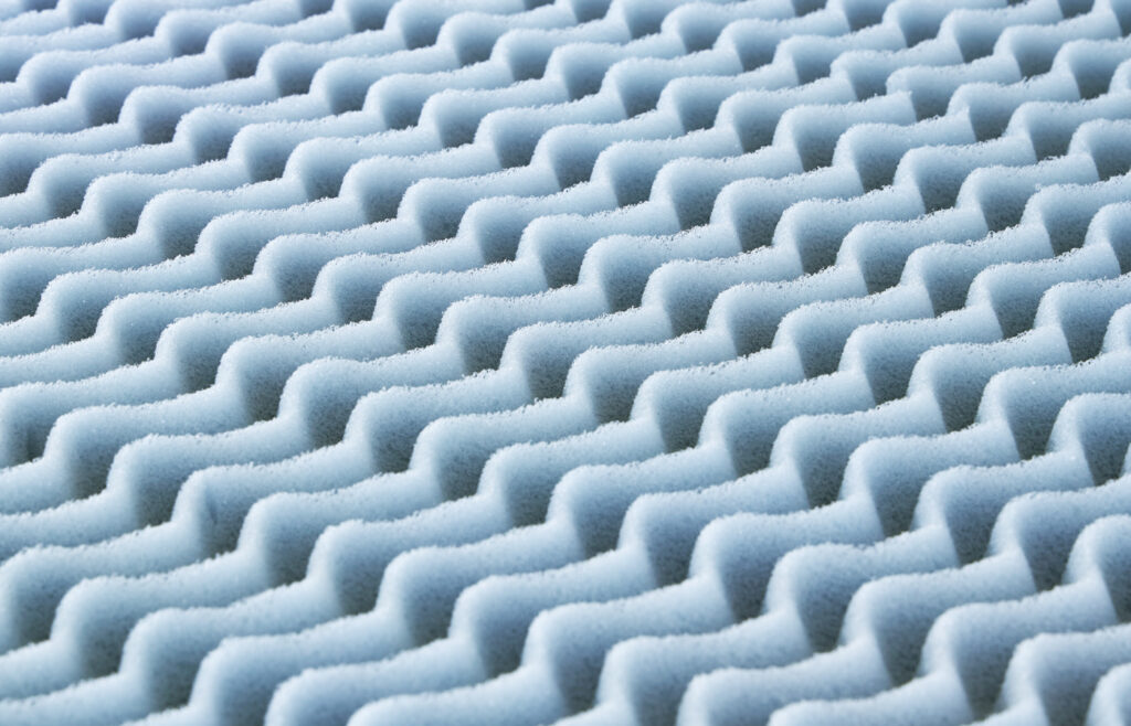 convoluted foam mattress topper