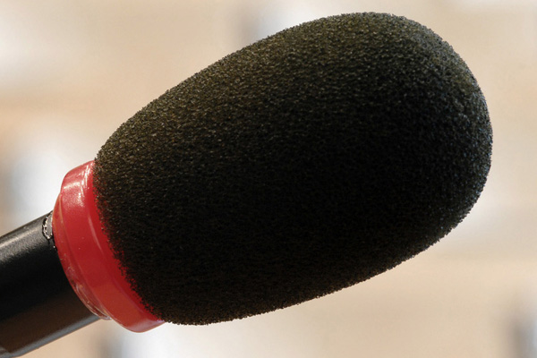 Abdeckung des Mikrofon-Windschutzes